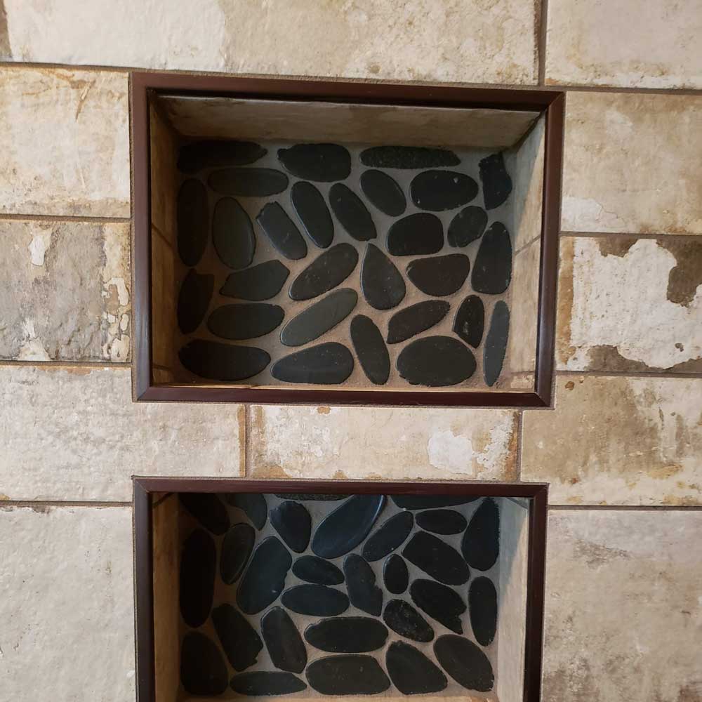 Custom Tile Walk-in Shower Custom Tile Walk-in Shower