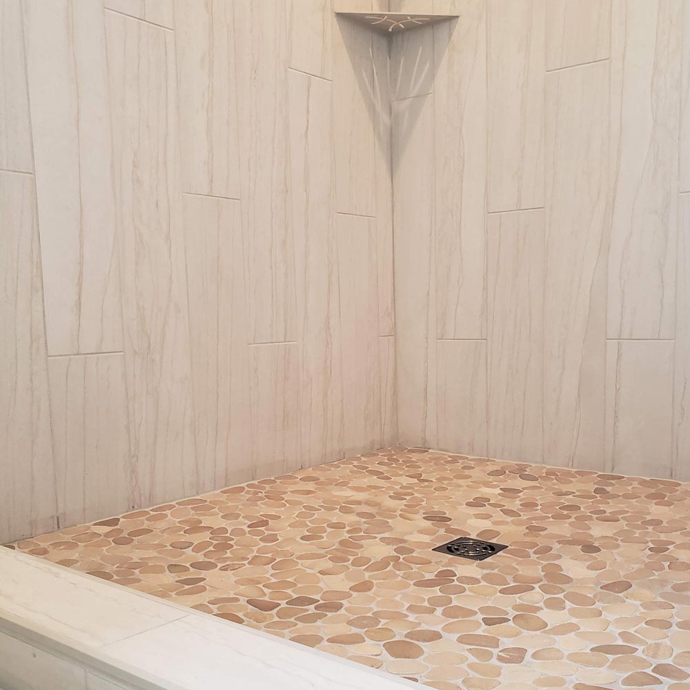 Custom Tile Walk-in Shower Custom Tile Walk-in Shower